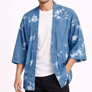 H&M Divided Tie-Dye Kimono Jacket – Size M
